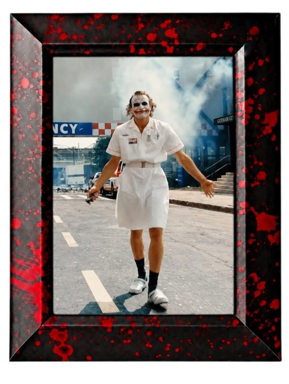 batman heath ledger gotham city Retro 90s Home Decor 80s Cult Classic Movie Art